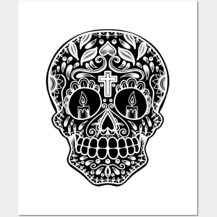 HomeSchoolTattoo Sugarskull Posters and Art